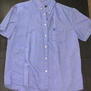 American Eagle Blue Shirt
